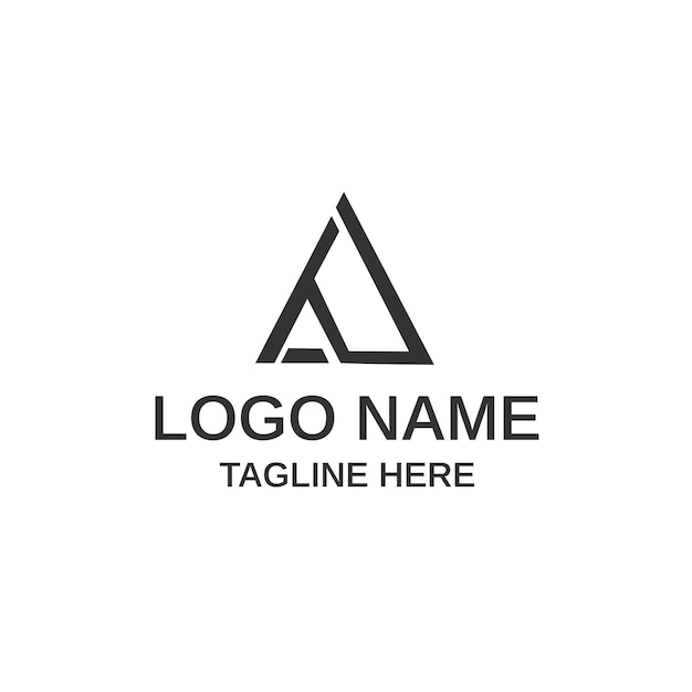 Modelo de logotipo do Monograma A