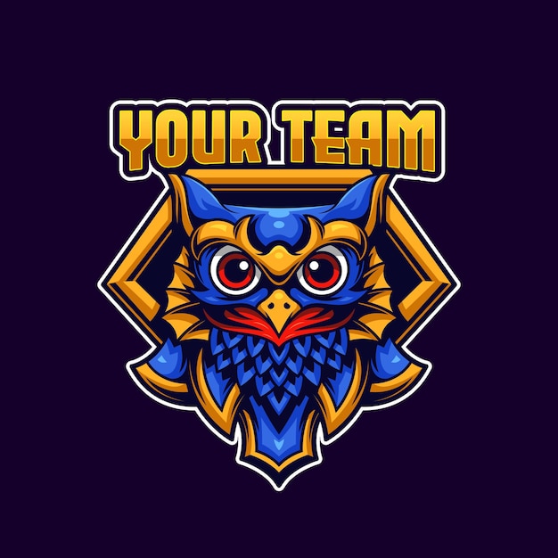 Vetor modelo de logotipo do owl esports