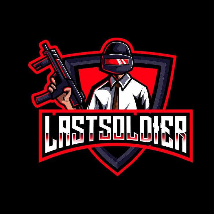 Modelo de logotipo do último soldado Esport
