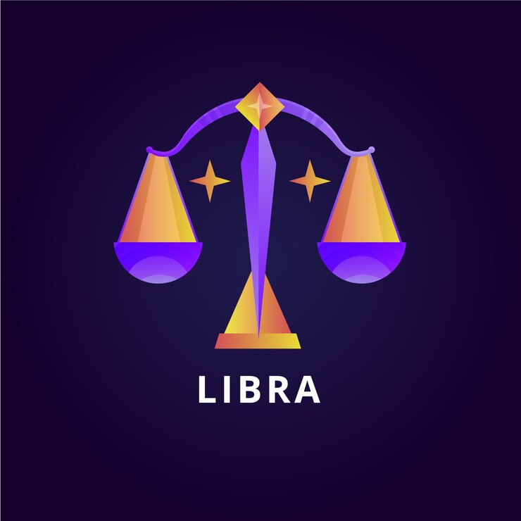 Vetor modelo de logotipo do zodíaco gradiente
