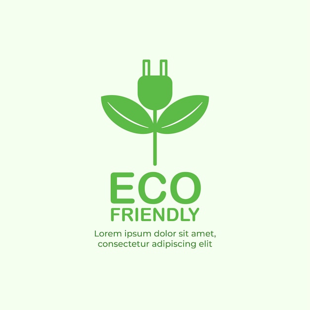 Modelo de logotipo ecológico do dia da terra