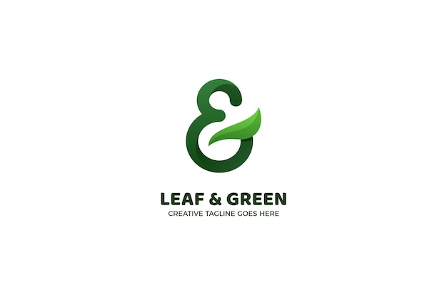 Modelo de logotipo empresarial da green nature