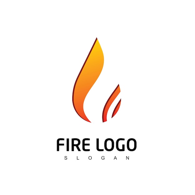 Modelo de logotipo flame