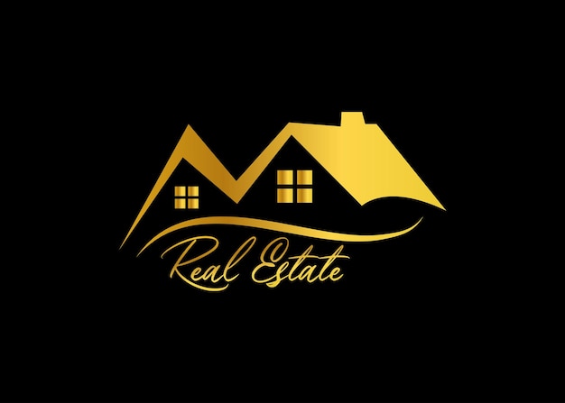 Vetor modelo de logotipo imobiliário