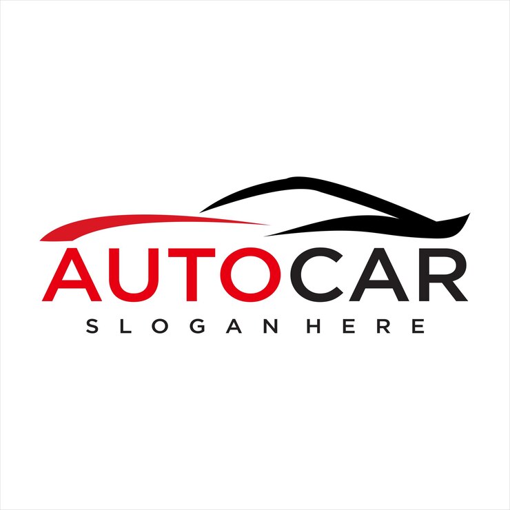Modelo de logotipo moderno de serviço de automóveis em gradiente