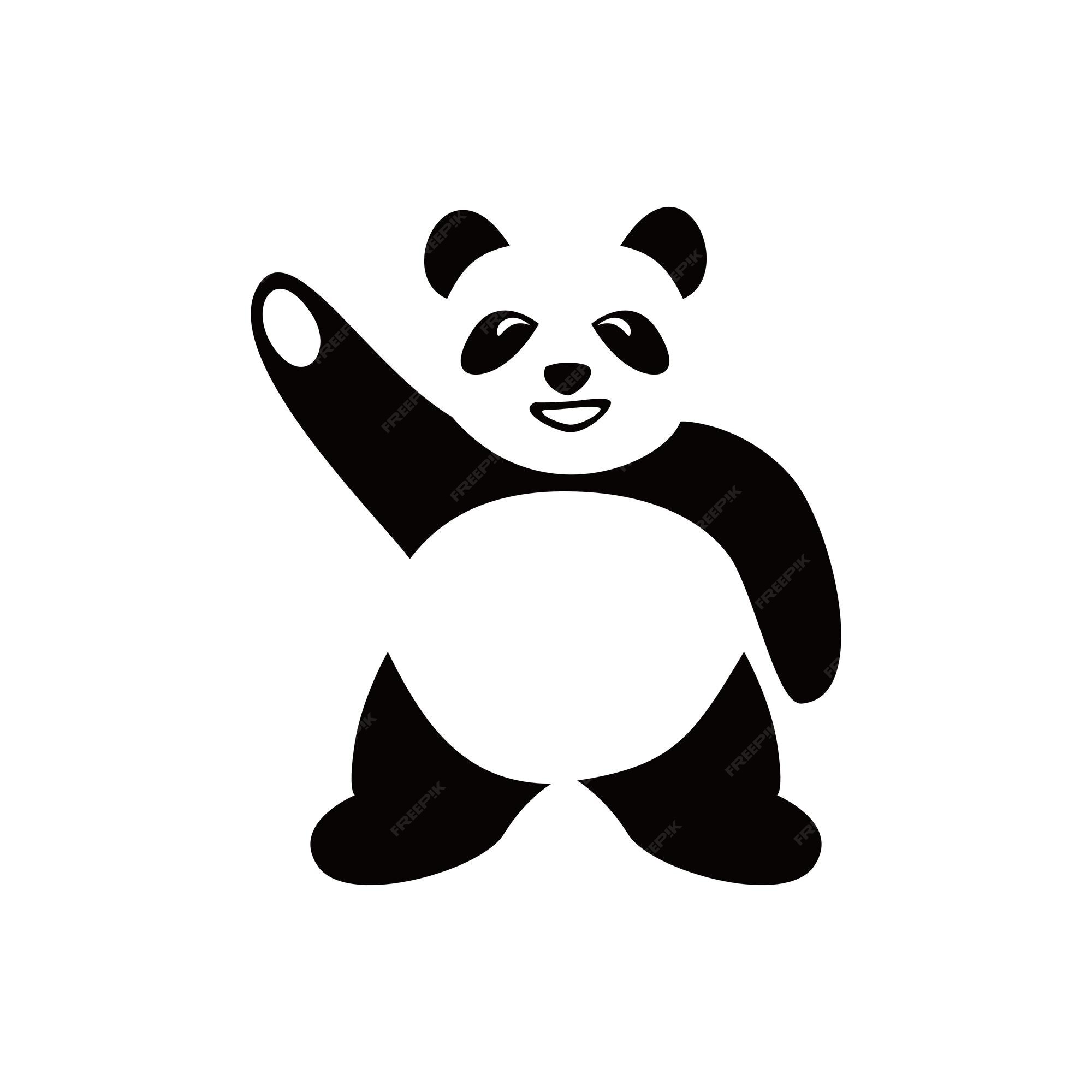 design de símbolo de sinal de ícone de desenho de panda 10158472 PNG