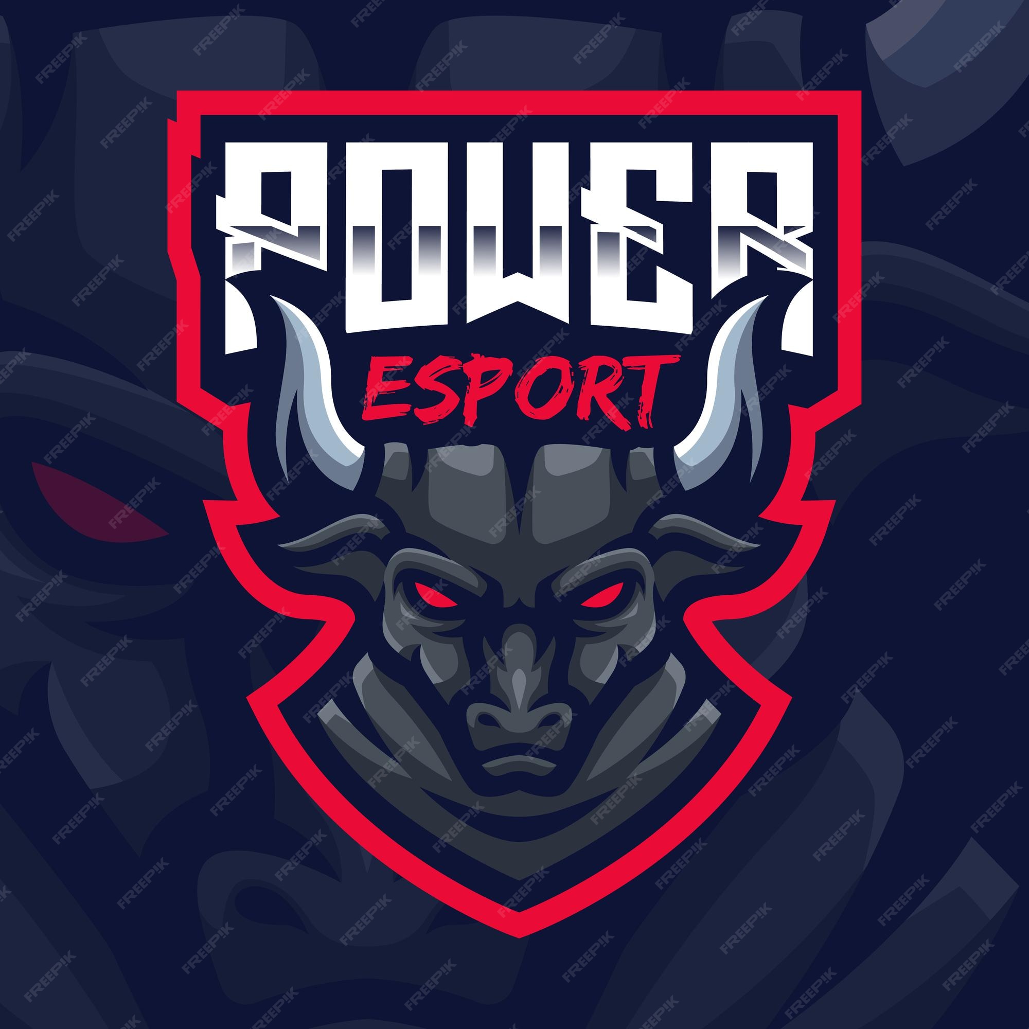 Modelo de logotipo de mascote para jogos de robô assassino dos anos 80 para  esports streamer facebook