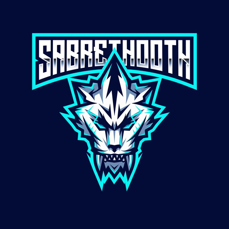 Modelo de logotipo Sabrethooth Esport