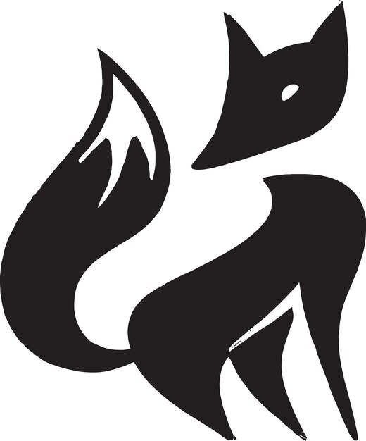 Vetor modelo de logotipo swift fox