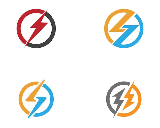 Modelo de logotipos de energia