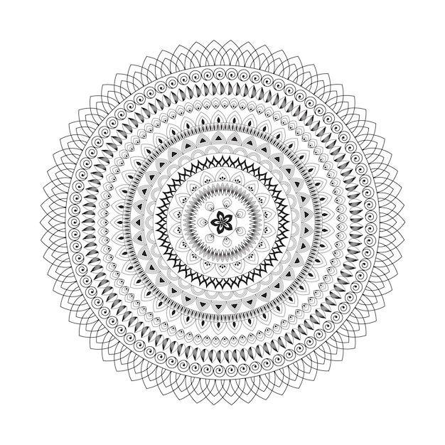 Modelo de Mandala 17 Cópias 8