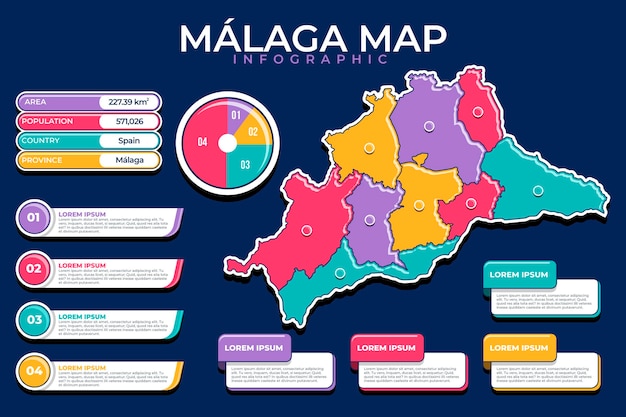 Modelo de mapa plano de méxico