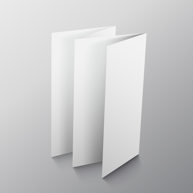Modelo de maquete de dobra de papel 3d