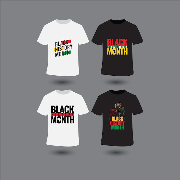 Modelo de mês da história negra. design para t-shirt ou impressão.