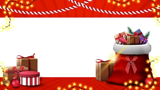 Modelo de natal para cartão ou banner de desconto