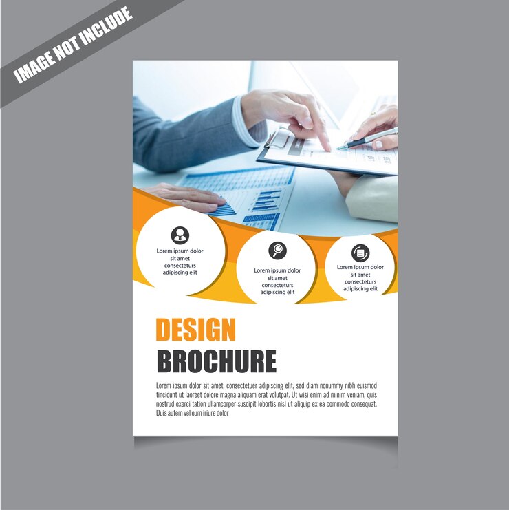 Vetor modelo de negócio de corer flyer com forma geométrica