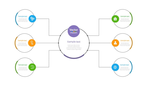 Modelo de negócios de design infográfico