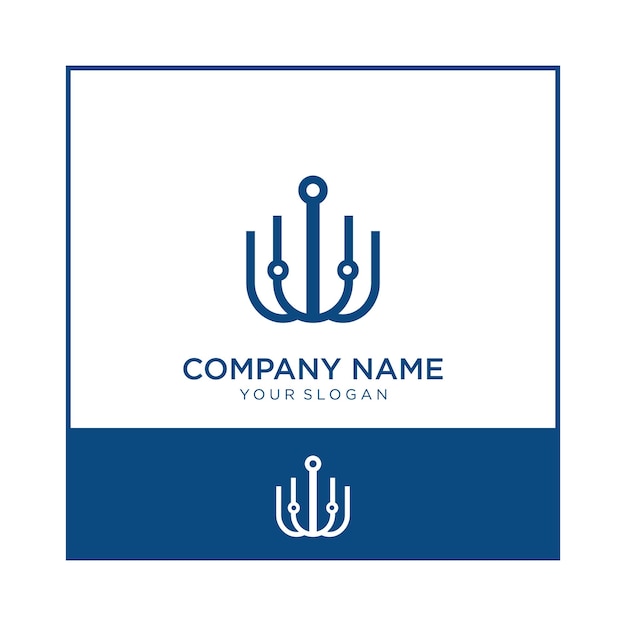 Modelo de negócios de logotipo de carta inicial