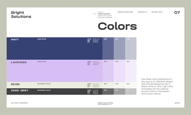 Vetor modelo de orientação de identidade de marca para criar a identidade visual da sua empresa