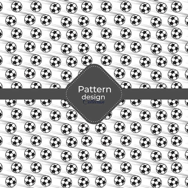 Modelo de padrão esportivo design coleção de padrões vetoriais sem costura