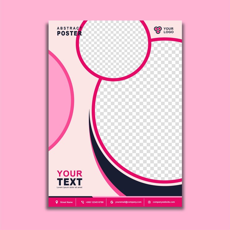 Vetor modelo de panfleto abstrato moderno ou design de banner