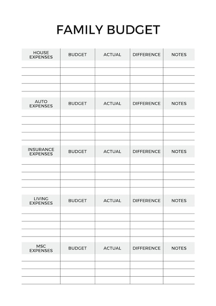 Modelo de planejador de orçamento 2023 modelo de calendário de planejador diário mensal