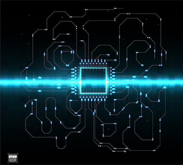 Modelo de plano de fundo abstrato do sistema operacional de tecnologia digital