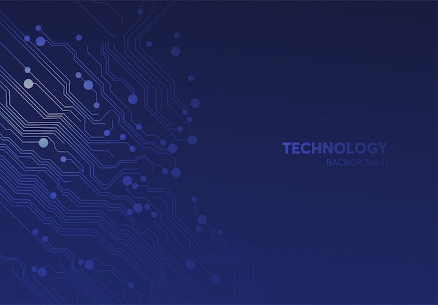 Modelo de plano de fundo de tecnologia