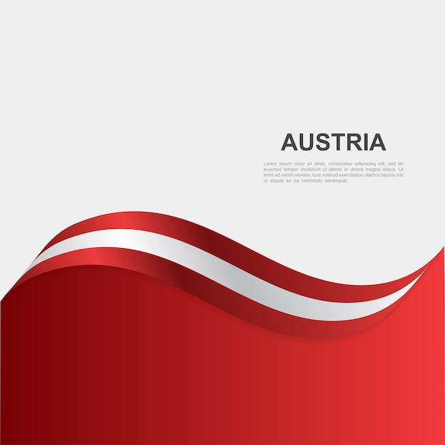 Modelo de plano de fundo do dia da independência de áustria