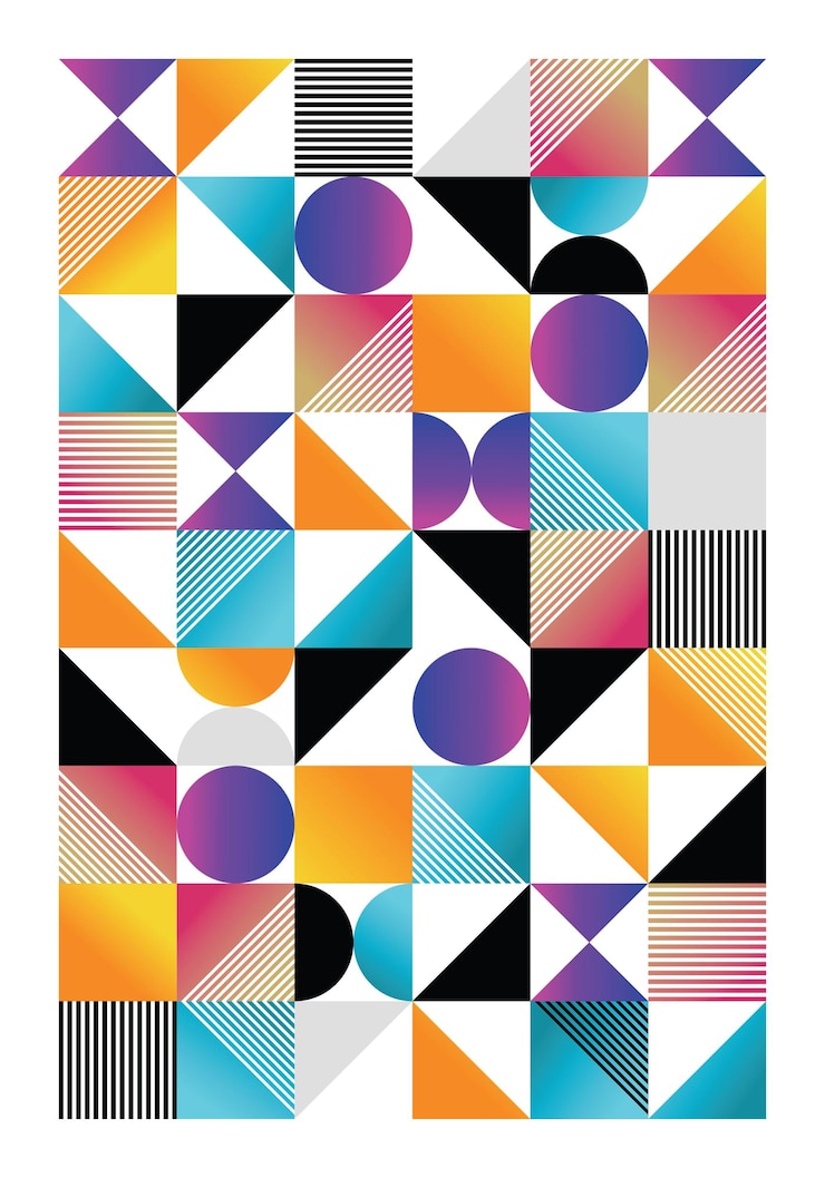Vetor modelo de plano de fundo vetorial hd editável de design de padrão
