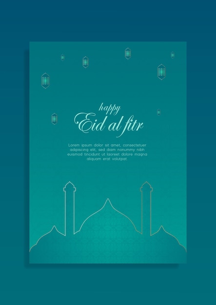 Modelo de poater eid al fitr