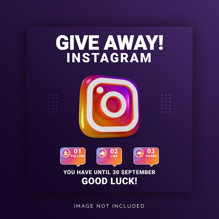 Vetor modelo de postagem de conceito de anúncio de presente no instagram