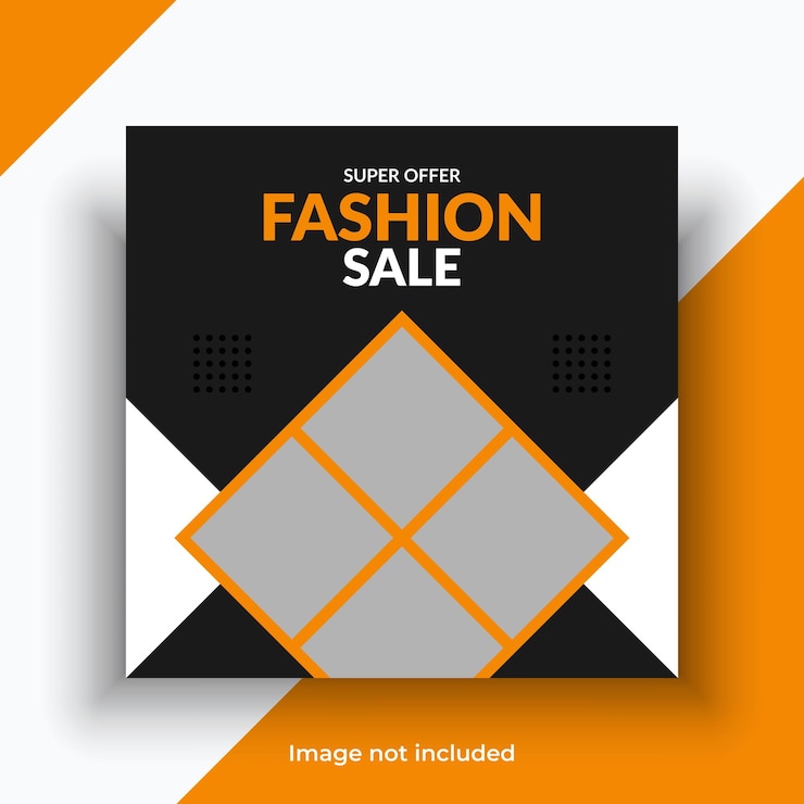 Vetor modelo de postagem de mídia social de oferta de coleção de venda de moda