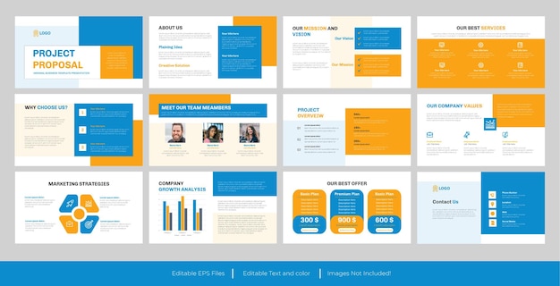 Modelo de PowerPoint de proposta de negócios
