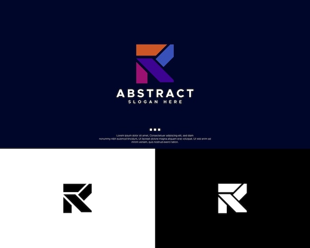 modelo de projeto abstrato do logotipo