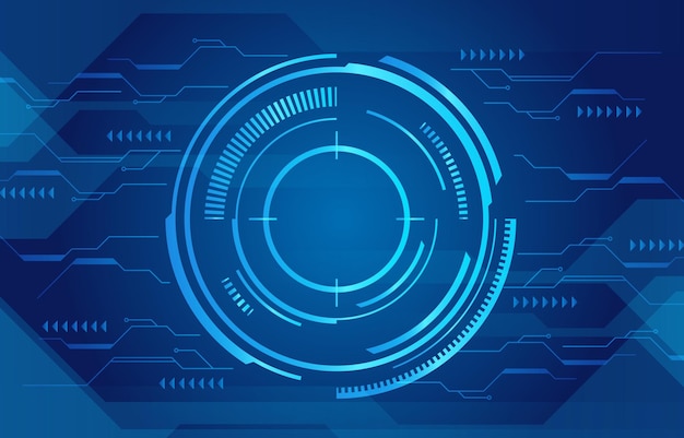 Modelo de projeto de fundo tecnológico