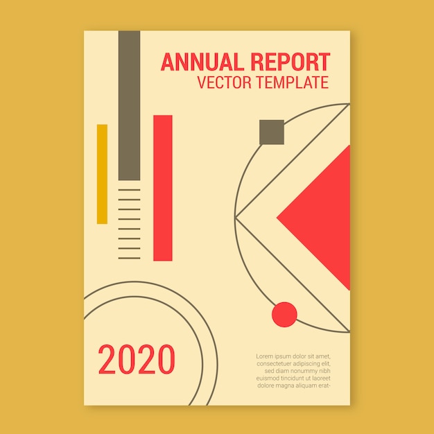 Modelo de relatório anual para 2020