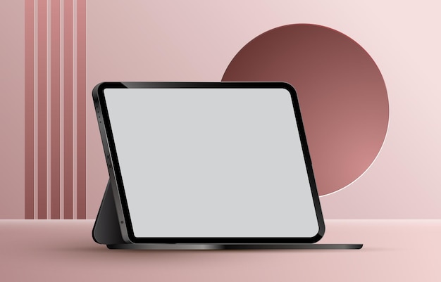 Modelo de tablet preto