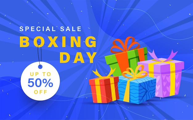 Modelo de venda de boxing day e venda de compras