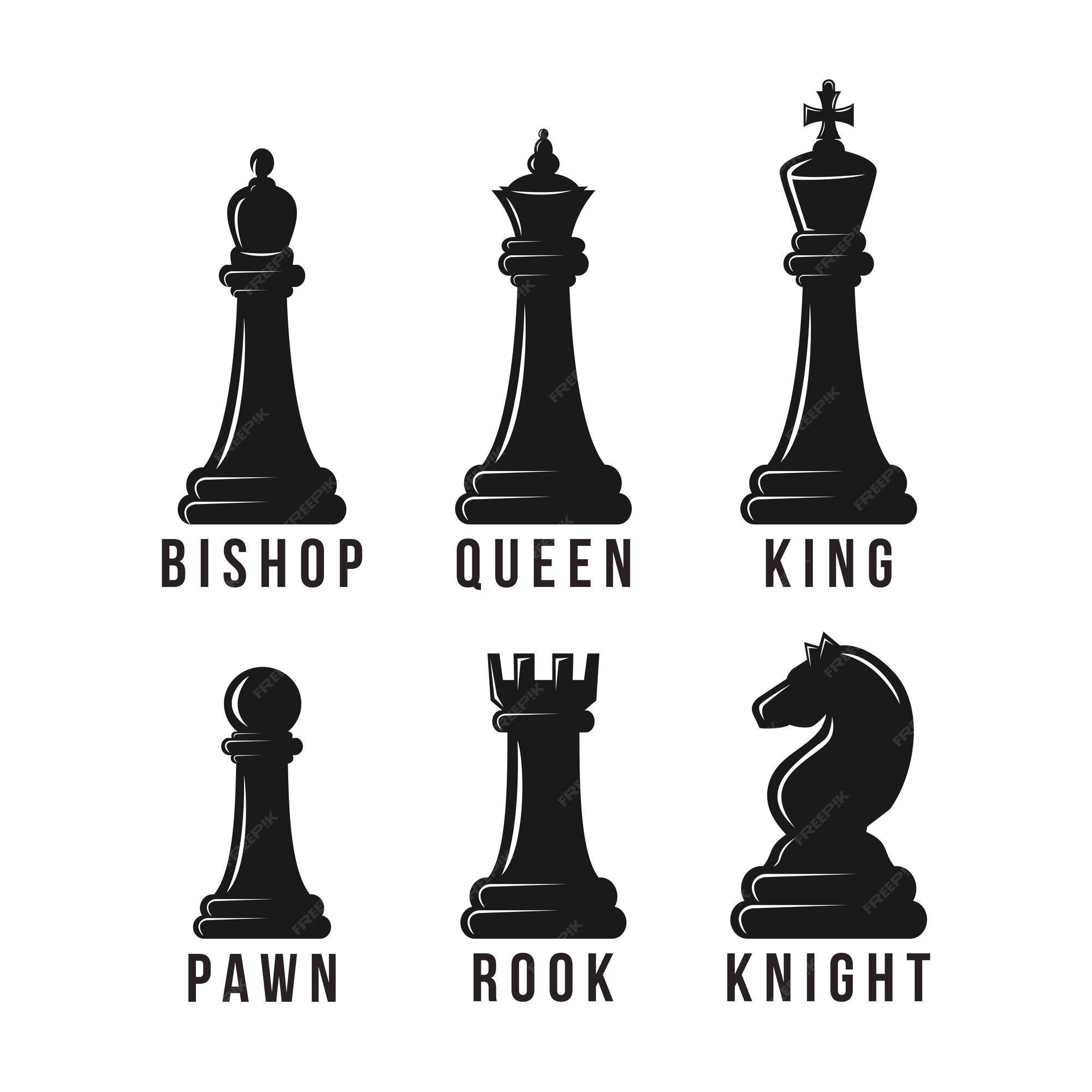 xadrez e bispo peça logotipo ilustração vetorial vintage modelo ícone  design gráfico. sinal retrô ou símbolo para torneio ou clube de xadrez  5415290 Vetor no Vecteezy