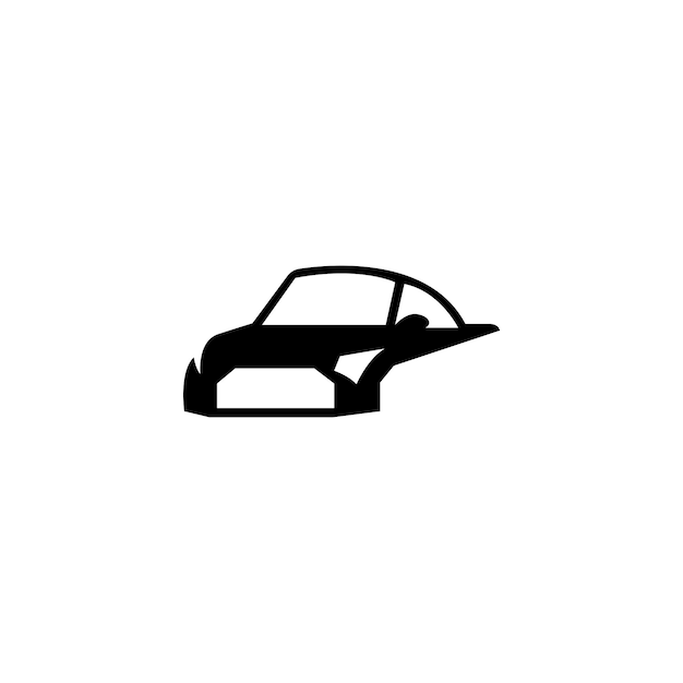 Modelo de vetor de desenho de logotipo do carro