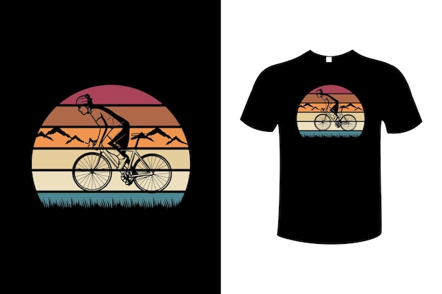 Vetor modelo de vetor de design de camiseta de ciclismo