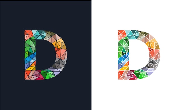 Modelo de vetor de design de logotipo colorido moderno letra U