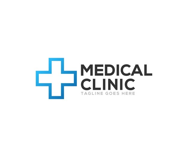 Vetor modelo de vetor de design de logotipo de cuidados médicos