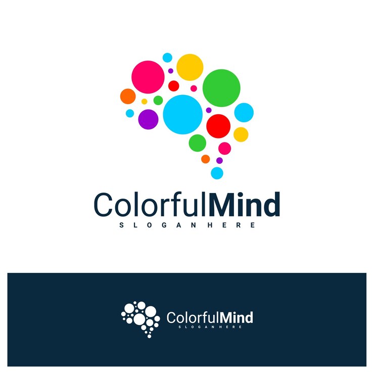 Vetor modelo de vetor de design de logotipo tech mind ilustração de conceitos de logotipo de cérebro