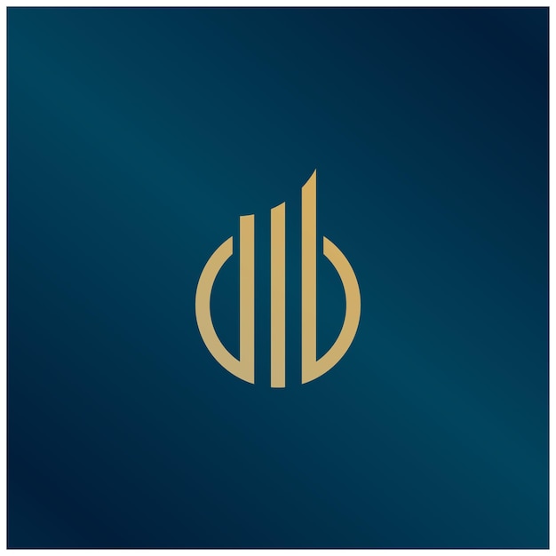 Modelo de vetor de inspiração de logotipo de apartamento simples