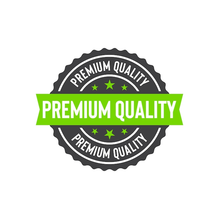 Vetor modelo de vetor de selo de selo de qualidade premium
