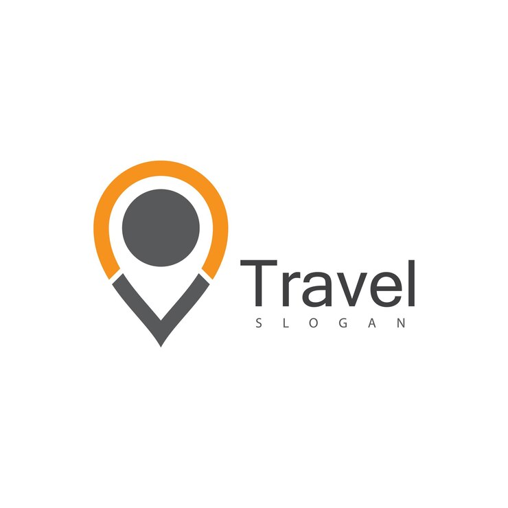 Vetor modelo de vetor do logotipo do ponto de localização