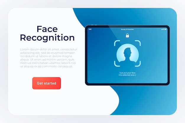 Modelo de web do sistema de reconhecimento de rosto