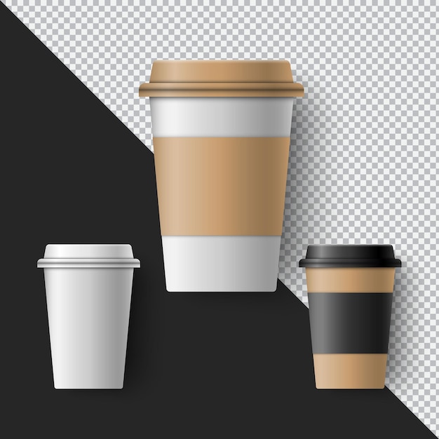 Modelo de xícara de café